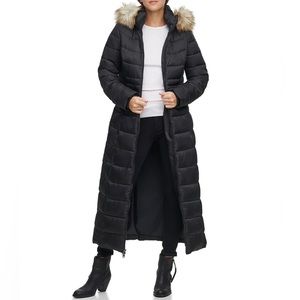 New Kenneth Cole Long Puffer Coat